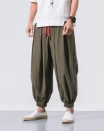Ayako - Pantalon Sarouel Large Japonais en Coton