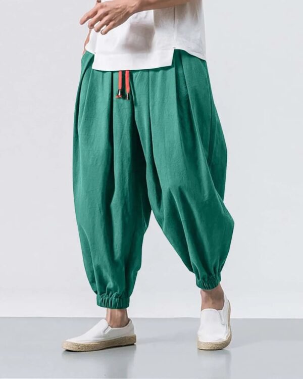 Ayako - Pantalon Sarouel Large Japonais en Coton