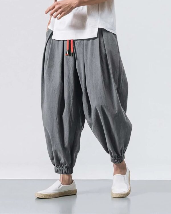 Ayako - Pantalon Sarouel Large Japonais en Coton