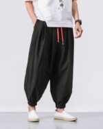 Ayako - Pantalon Sarouel Large Japonais en Coton