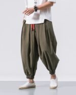 Ayako - Pantalon Sarouel Large Japonais en Coton