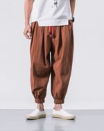Ayako - Pantalon Sarouel Large Japonais en Coton