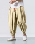 Ayako - Pantalon Sarouel Large Japonais en Coton