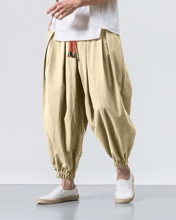 Ayako - Pantalon Sarouel Large Japonais en Coton
