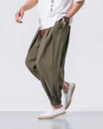 Ayako - Pantalon Sarouel Large Japonais en Coton