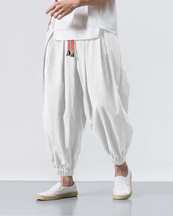 Ayako - Pantalon Sarouel Large Japonais en Coton