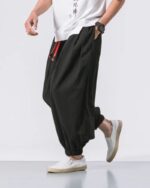 Ayako - Pantalon Sarouel Large Japonais en Coton