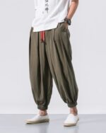 Ayako - Pantalon Sarouel Large Japonais en Coton
