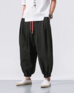 Ayako - Pantalon Sarouel Large Japonais en Coton