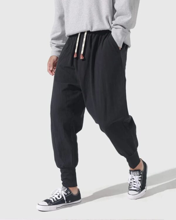 Eiko - Pantalon Sarouel Japonais en Coton