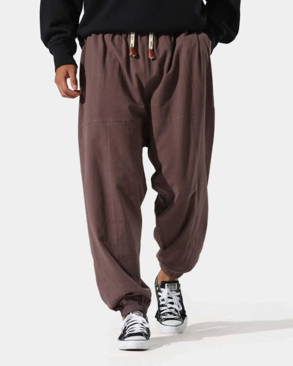 Masako - Pantalon Harem Japonais en Coton