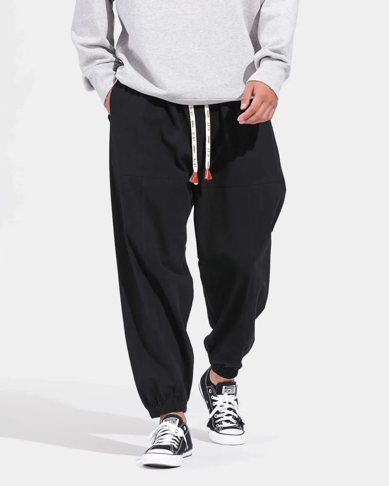 Masako - Pantalon Harem Japonais en Coton
