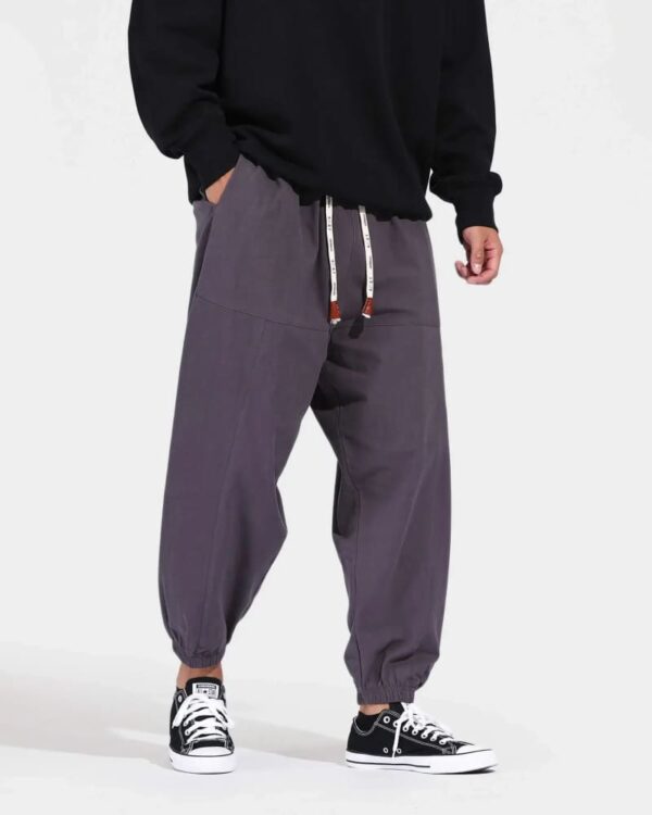 Masako - Pantalon Harem Japonais en Coton