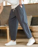 Masashi - Pantalon Lin & Coton Japonais