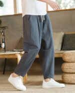 Masashi - Pantalon Lin & Coton Japonais