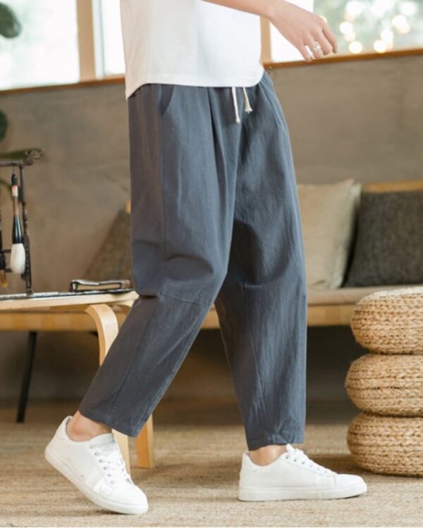 Masashi - Pantalon Lin & Coton Japonais