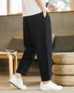 Masashi - Pantalon Lin & Coton Japonais