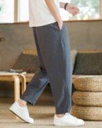 Masashi - Pantalon Lin & Coton Japonais