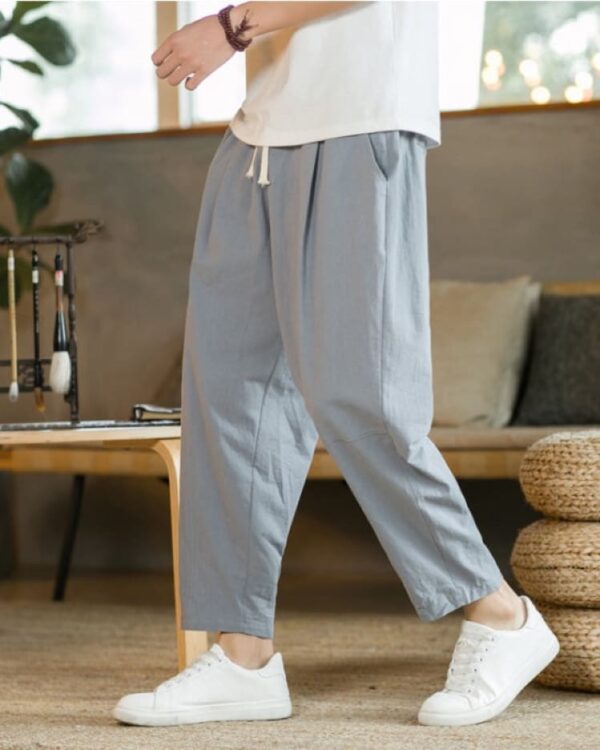 Masashi - Pantalon Lin & Coton Japonais