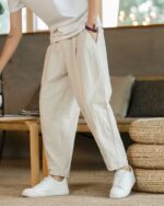 Masashi - Pantalon Lin & Coton Japonais