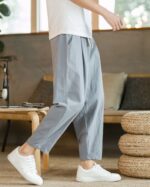 Masashi - Pantalon Lin & Coton Japonais