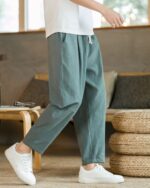 Masashi - Pantalon Lin & Coton Japonais
