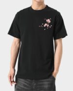 Sakura - T-Shirt Japonais Brodé Fleurs de cerisiers