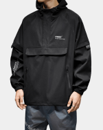 Black Techwear Coat