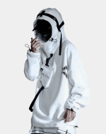 Techwear Hoodie With Straps