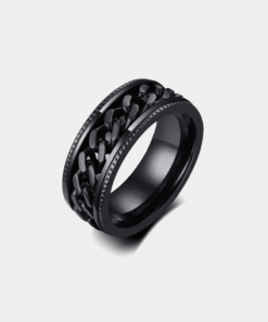 black-chain-ring