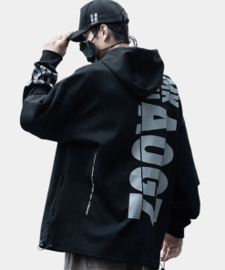 Black Loose Hoodie