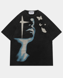 Black Y2K Shirt