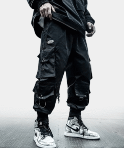 Black Baggy Cargo Pants
