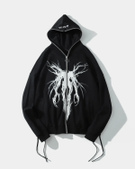 Grunge Black Hoodie