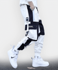 White Techwear Pants
