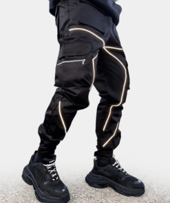 Black Reflective Pants