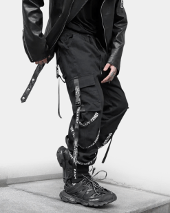 Cargo Pants With Straps Mens