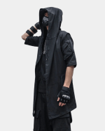 Black Sleeveless Jacket