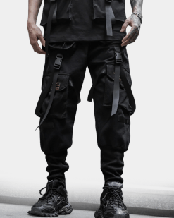 Tactical Cargo Pants With Straps