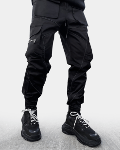 Black Reflective Pants