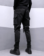 Black Pants With Straps