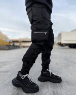 Black Reflective Pants