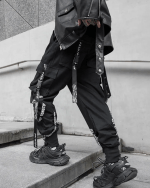 Cargo Pants With Straps Mens