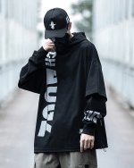 Black Loose Hoodie
