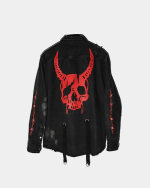 Punk Black Denim Jacket