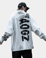 Black Loose Hoodie