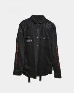 Punk Black Denim Jacket