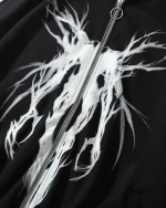 Grunge Black Hoodie